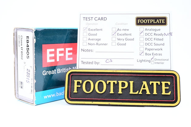 EFE Rail N Gauge E84505 BR Blue Class 17 No.8512 - Boxed