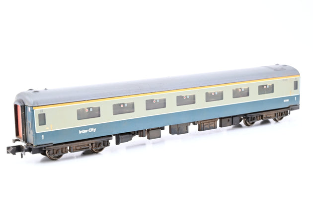 Graham Farish N Gauge 374-752 Mk2F 65ft Coach TFO Blue/Grey No.3186 - Boxed