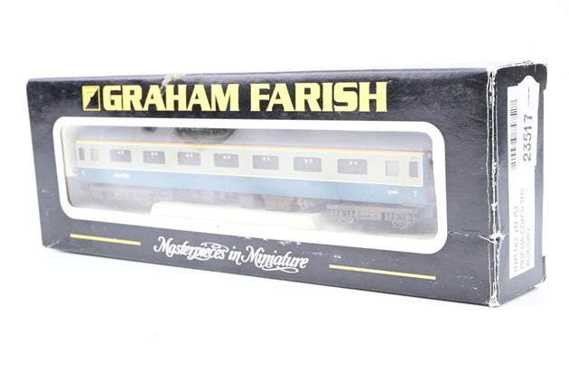 Graham Farish N Gauge 374-752 Mk2F 65ft Coach TFO Blue/Grey No.3186 - Boxed