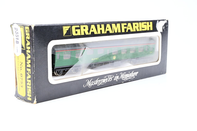 Graham Farish N Gauge 0753 BR 63ft Mk1 Buffet (RMB) Green SR No.S1873 - Boxed