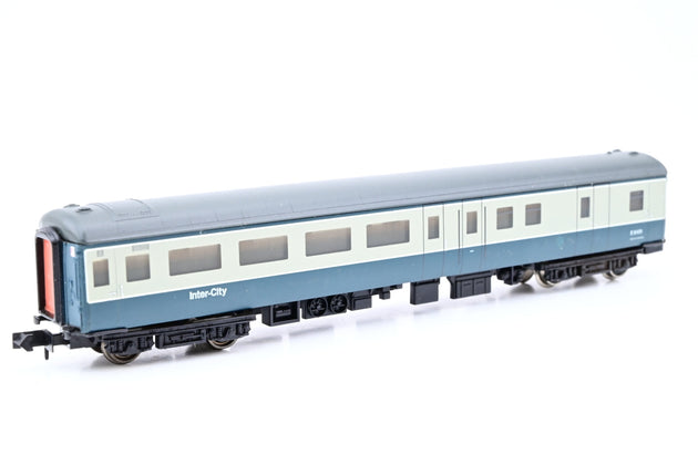 Graham Farish N Gauge 374-677B Mk2F 65ft BSO Coach Blue/Grey No.E9491 - Boxed
