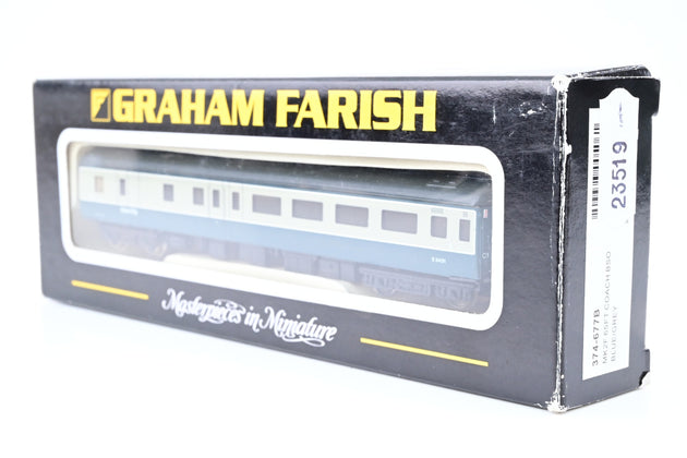 Graham Farish N Gauge 374-677B Mk2F 65ft BSO Coach Blue/Grey No.E9491 - Boxed