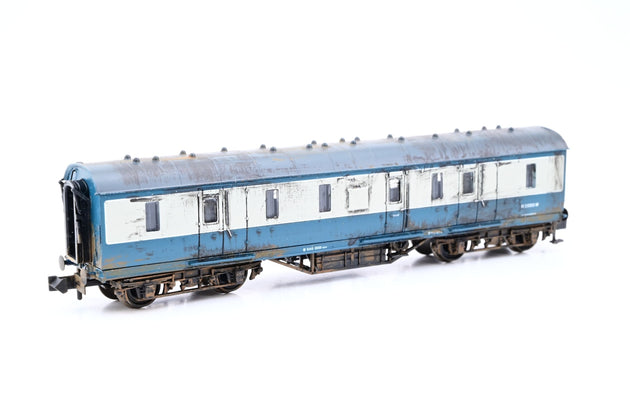 Graham Farish N Gauge 374-891 50ft ex-LMS Full Brake Coach BR Blue/Grey No.M31080M - Boxed