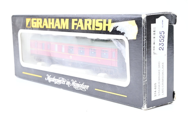 Graham Farish N Gauge 374-825 Stanier Brake 3rd LMS Crimson Lake No.5789 - Boxed