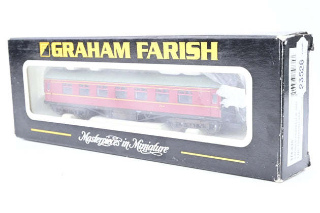 Graham Farish N Gauge 374-835 Stanier Corridor 3rd LMS Crimson Lake No.2040 - Boxed