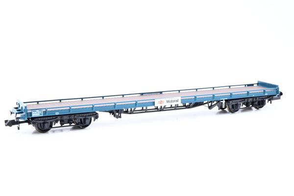 Graham Farish N Gauge 377-400W FVV Carflat Wagon BR Blue Motorail - Boxed