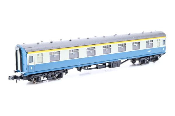 Graham Farish N Gauge 374-156A Mk1 First Corridor FK BR Blue/Grey No.E13234 - Boxed