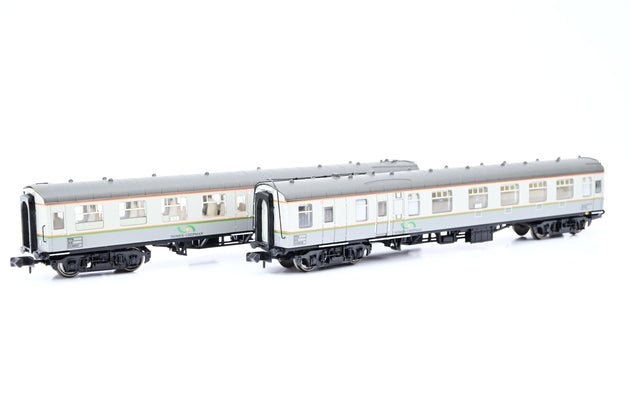 Graham Farish N Gauge 374-992 Mk1 Coach Pack Hunslet-Barclay Weed Kiling Train - Boxed