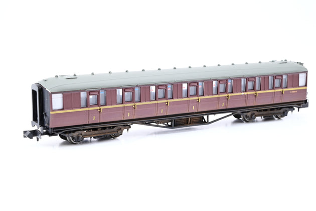 Dapol N Gauge NC-028B Collett Second Corridor BR Maroon No.W1138 - Boxed