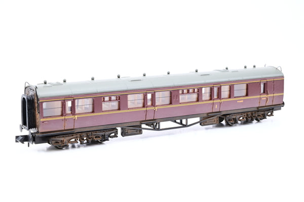 Dapol N Gauge NC-029B Collett Composite Brake Coach BR Maroon No.W6605 - Boxed