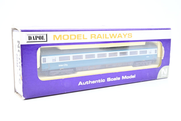 Dapol N Gauge NC053C Mk3 Second Open SO BR Blue Grey No.W42251 - Boxed