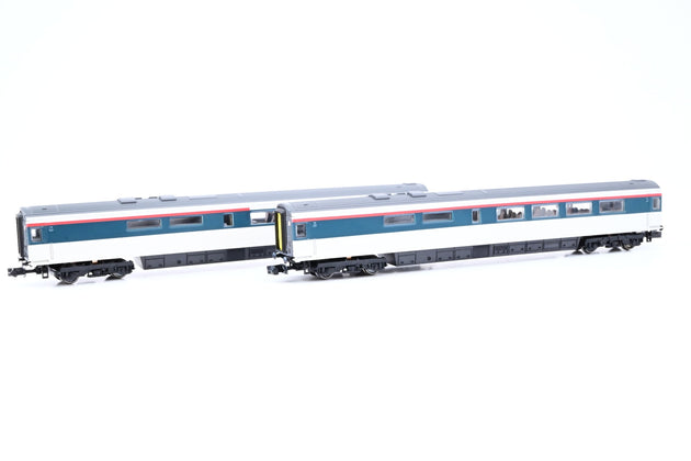 Dapol N Gauge 2P-007-003 HST-P Buffet Pack Trailer Buffet (TRSB) & Trailer Kitchen (TRUK) No. 10000 & 10100 - Boxed