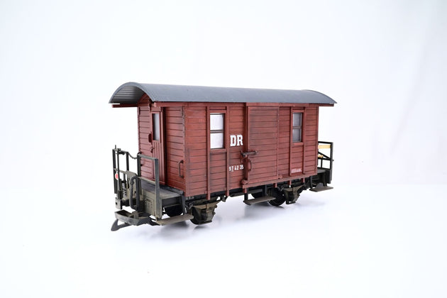 LGB G Gauge 42390 DR Bauxite Fakultative Combine Car No.97-42-35 - Renumbered, Weathered, Boxed