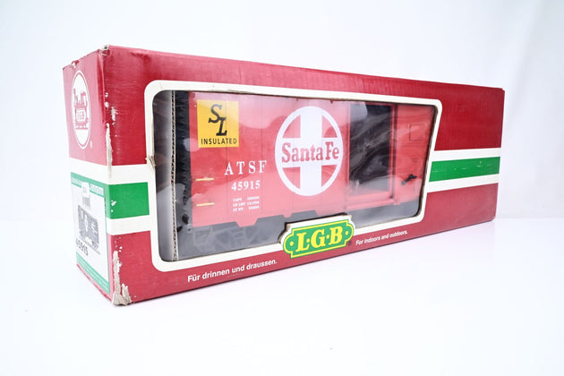 LGB G Gauge 45915 Santa Fe 'Super Shock Control' Box Car No.45915 - Boxed