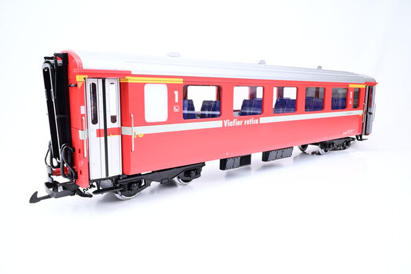 LGB G Gauge 30673 RhB Red 1st Class Passenger Car No.A1227 - Boxed