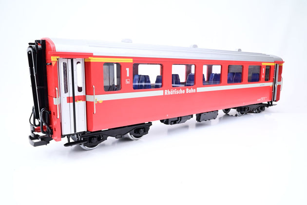 LGB G Gauge 30673 RhB Red 1st Class Passenger Car No.A1227 - Boxed