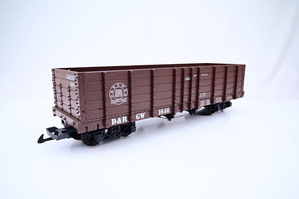 LGB G Gauge 4073 D&RGW RR High Side Gondola No.1646 - Boxed