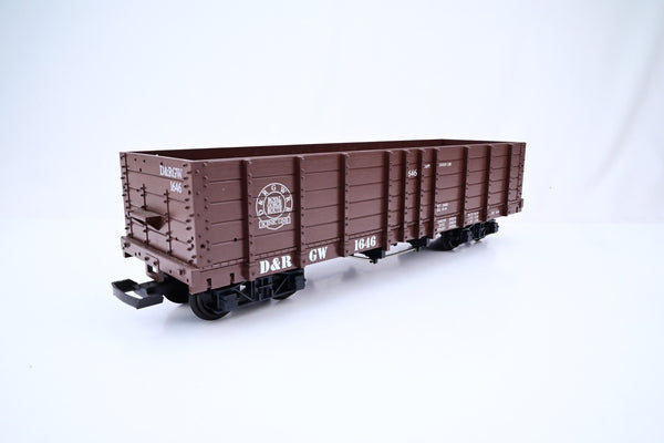 LGB G Gauge 4073 D&RGW RR High Side Gondola No.1646 - Boxed