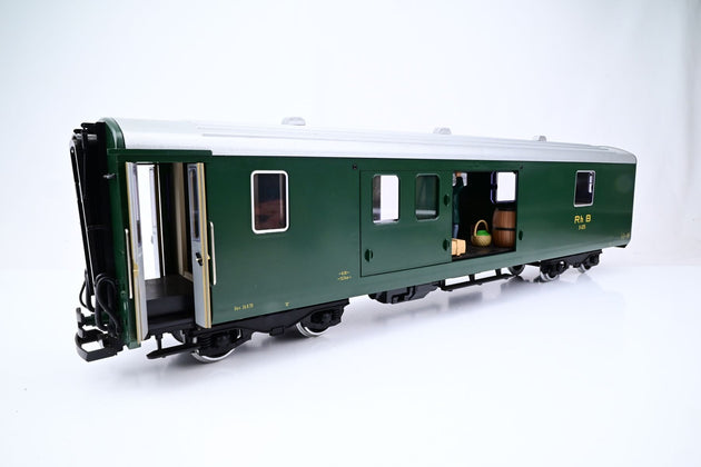 LGB G Gauge 31690 RhB Green Baggage Car No.D4215 - Boxed