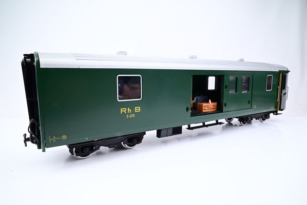 LGB G Gauge 31690 RhB Green Baggage Car No.D4215 - Boxed