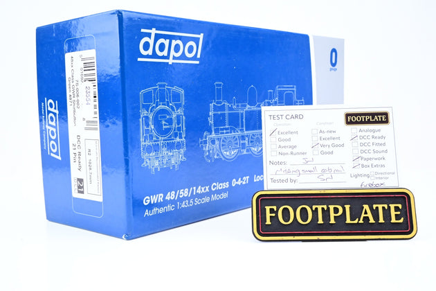 Dapol O Gauge 7S-006-002 48xx Class GWR Shirtbutton Green No.4871 - Boxed