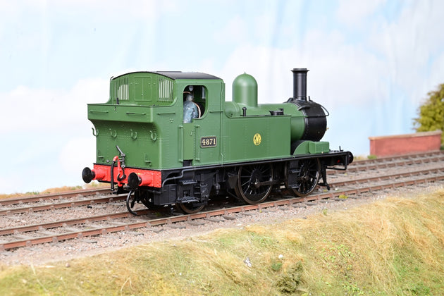 Dapol O Gauge 7S-006-002 48xx Class GWR Shirtbutton Green No.4871 - Boxed