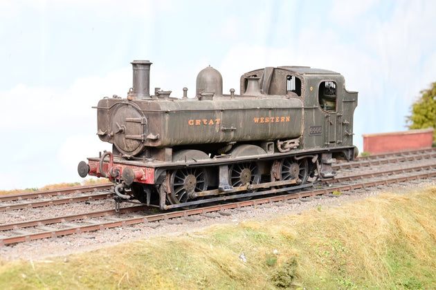 Kit Built O Gauge Castle Models GWR 6400 Class 0-6-0PT Great Western Green No.6406 - Boxed
