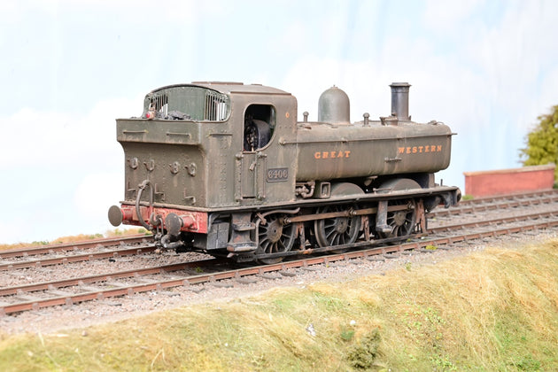 Kit Built O Gauge Castle Models GWR 6400 Class 0-6-0PT Great Western Green No.6406 - Boxed