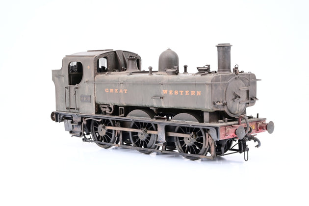 Kit Built O Gauge Castle Models GWR 6400 Class 0-6-0PT Great Western Green No.6406 - Boxed
