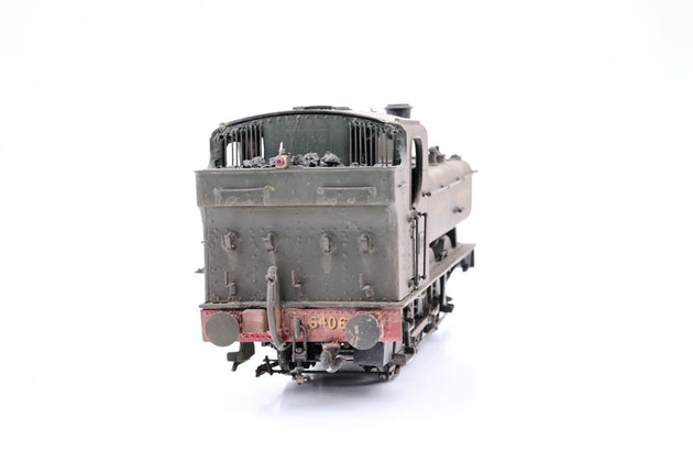 Kit Built O Gauge Castle Models GWR 6400 Class 0-6-0PT Great Western Green No.6406 - Boxed