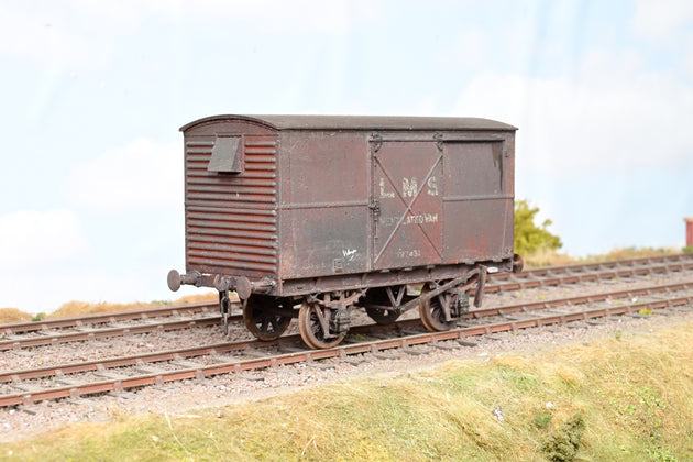Kit Built O Gauge LMS PLY Vent Van LMS Brown No.19743 - Unboxed