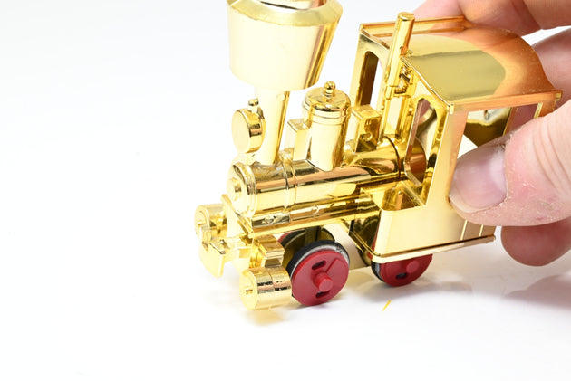 LGB G Gauge 41124 30th Anniversary Flatcar w/ Gold Train Set - Boxed