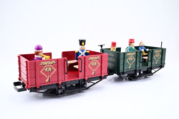 LGB G Gauge 31440 Christmas Sightseeing Passenger Car with Figures - Boxed