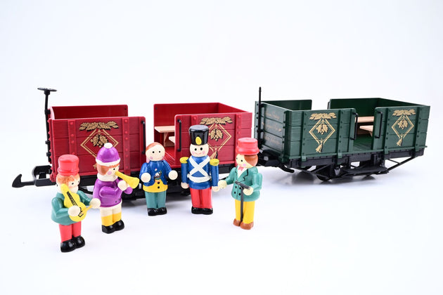 LGB G Gauge 31440 Christmas Sightseeing Passenger Car with Figures - Boxed