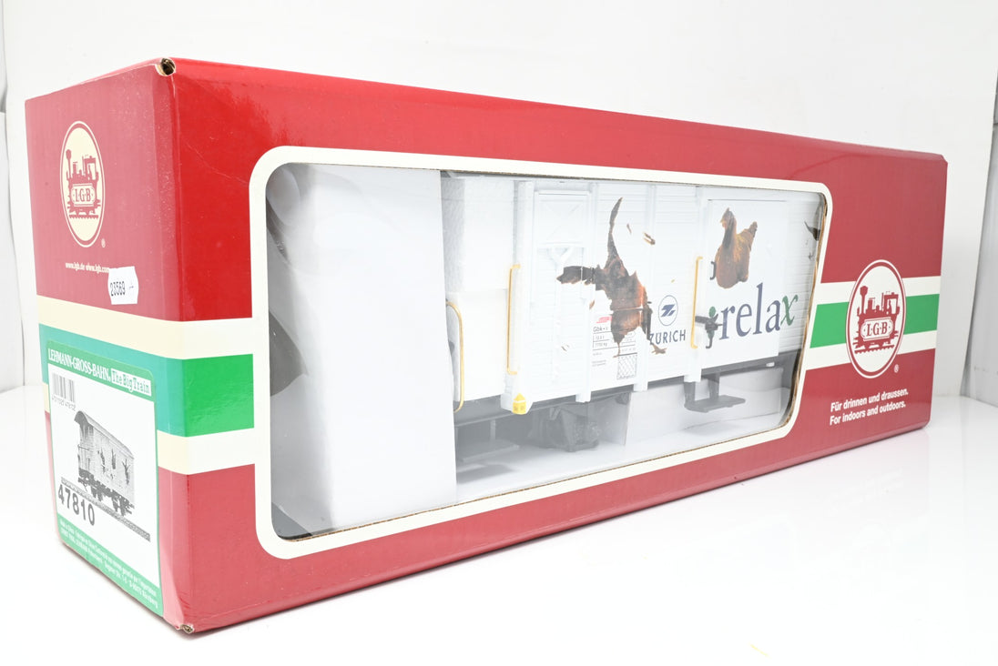 LGB G Gauge 47810 RhB Relax Boxcar - Boxed