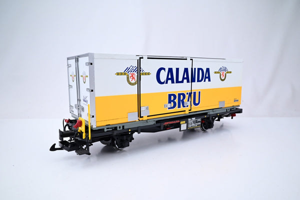 LGB G Gauge 40890 RhB Calendabrau Container Wagon - Boxed