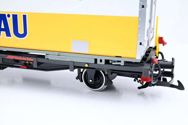 LGB G Gauge 40890 RhB Calendabrau Container Wagon - Boxed