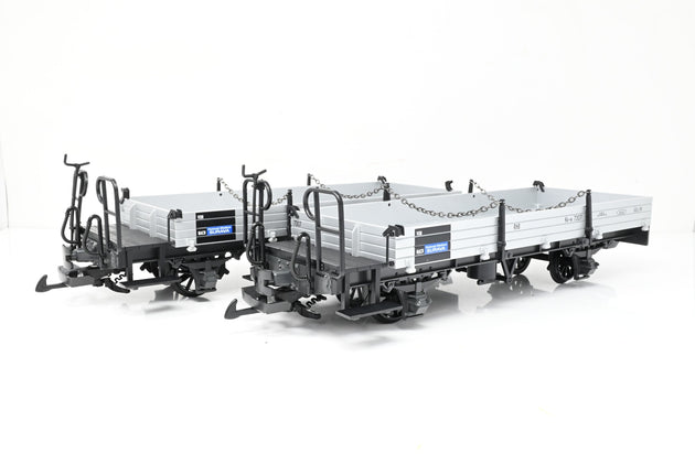 LGB G Gauge 49090 RhB 2 x Gondola Set - Boxed