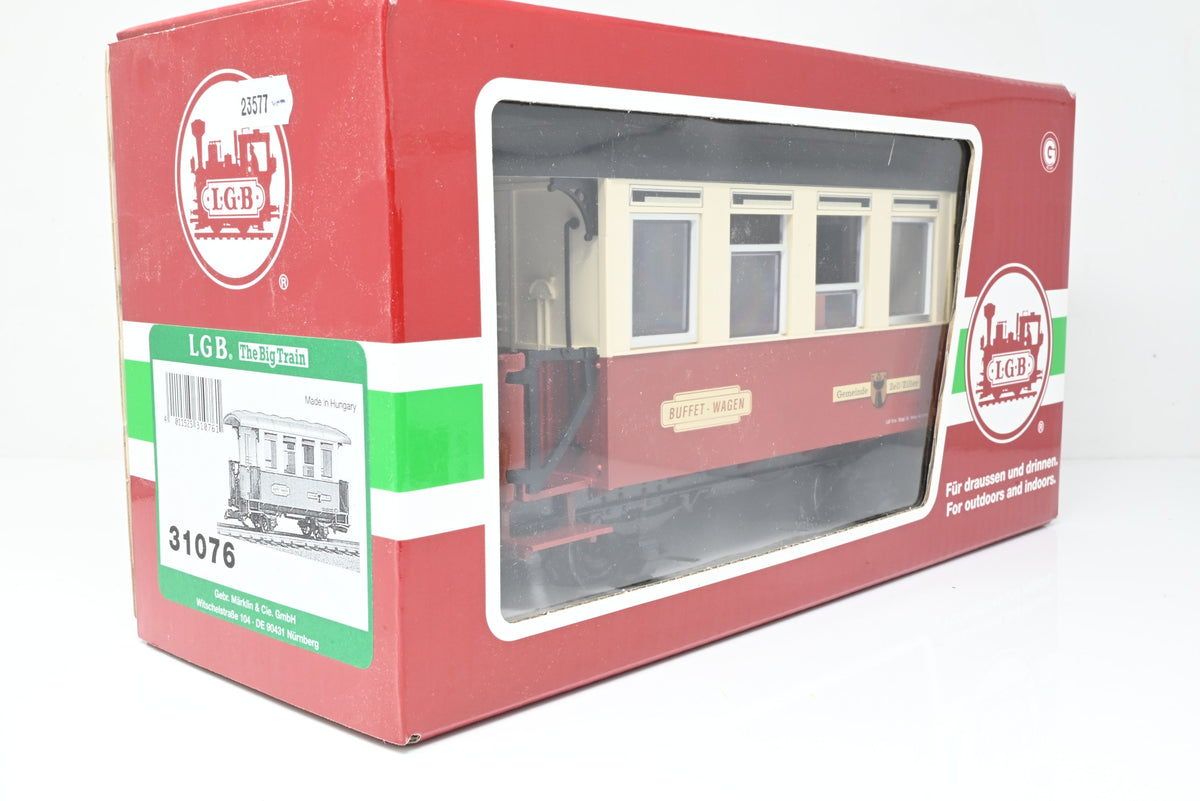 LGB G Gauge 31076 Zillertal Buffet Coach - Boxed