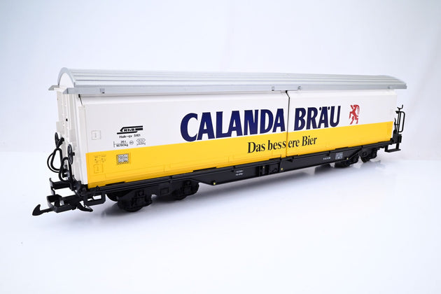 LGB G Gauge 40575 Calanda Brau Sliding Wall Wagon - Boxed