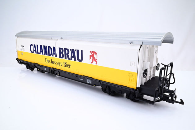 LGB G Gauge 40575 Calanda Brau Sliding Wall Wagon - Boxed