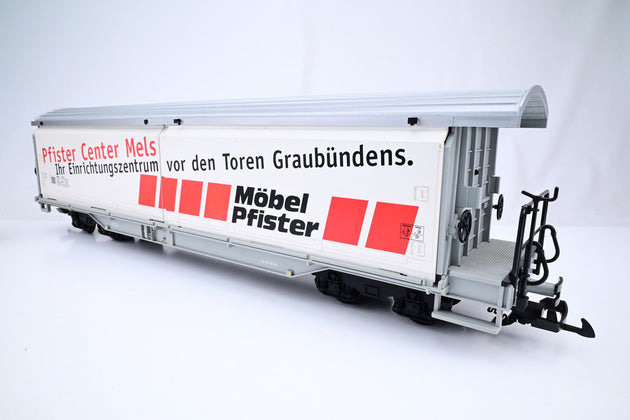 LGB G Gauge 46570 Sliding Wall Wagon 'Pfister' - Boxed