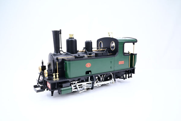 LGB G Gauge 2078 Corpet Louvet 0-6-0T Dark Green No.51 - Boxed