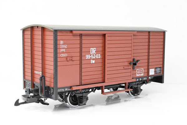 LGB G Gauge 46350 DR Covered Box Van #99-52-03