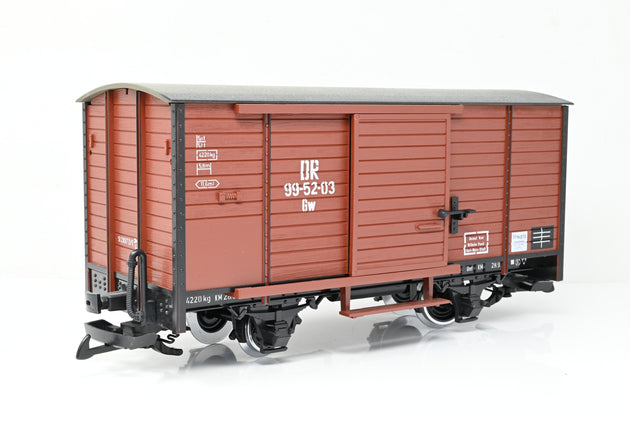 LGB G Gauge 46350 DR Covered Box Van #99-52-03