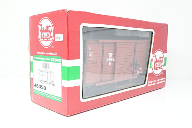 LGB G Gauge 46350 DR Covered Box Van #99-52-03