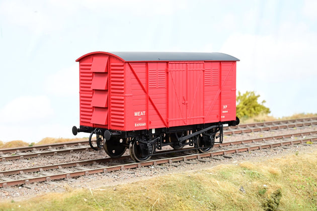 Dapol O Gauge 7F-054-001 BR Meat Van BR Crimson No.870060 - Boxed