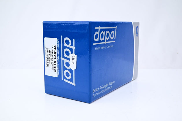 Dapol O Gauge 7F-071-014W SR Brown 7-Plank Open Wagon No.40040 Factory Weathered, Boxed