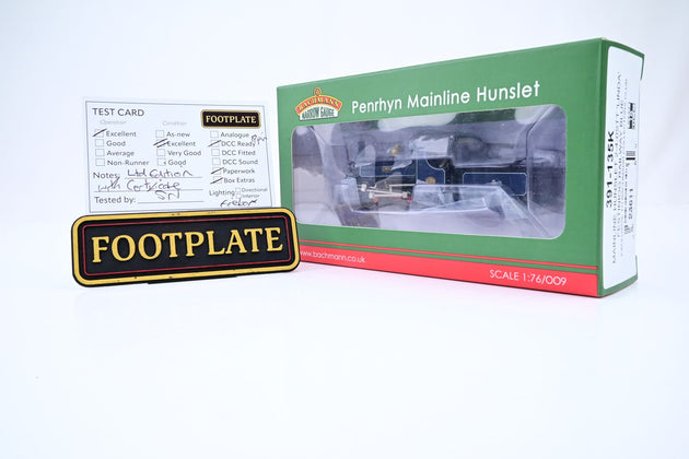 Bachmann 009 Narrow Gauge 391-135K Mainline Hunslet 2-4-0STT Linda Festiniog Railway Blue - Boxed