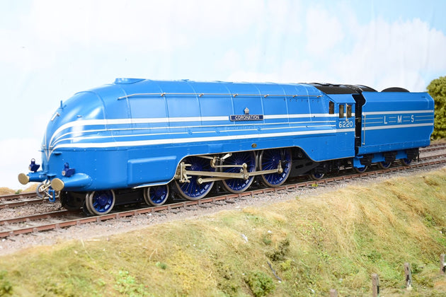 DJH O Gauge LMS Blue Streamlined Coronation Class No.6220 ' Coronation'